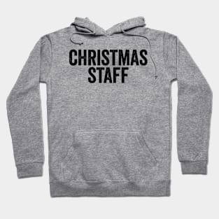 Christmas Staff Black Hoodie